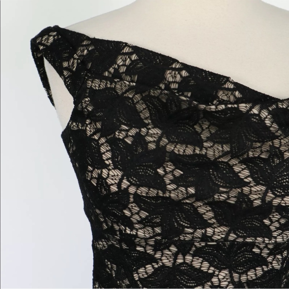 Black Halo Jackie O Sheath Cocktail Dress - Picture 3 of 6